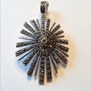 Pendant and earrings