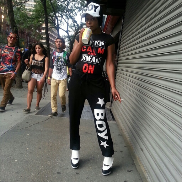 Boy statement casual sweats