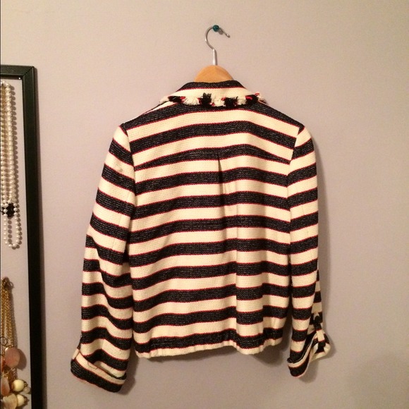 ❌SOLD❌JCREW $225 Gondola Legion Stripe Jacket Sz 6 - Picture 3 of 4