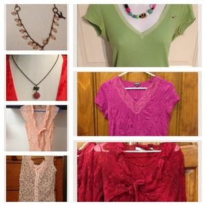 🚫SOLD🚫BUNDLE💐tops and jewelry