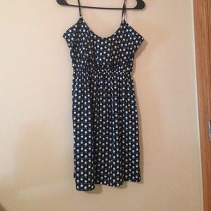Mini polka dot dress for summer