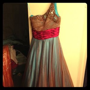 Formal ball-gown.