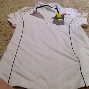 NWT hydro- sport polo in white!