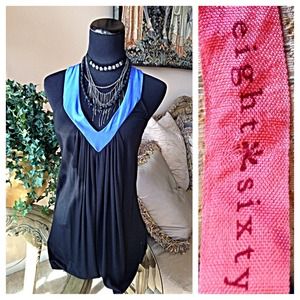 Eight Sixty racerback zipped top