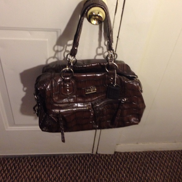 Brown coach bag