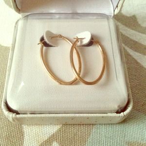 Real Gold hoop earrings