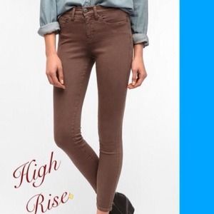 BDG high rise brown twig jeans