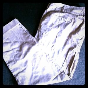 Flat front khakis