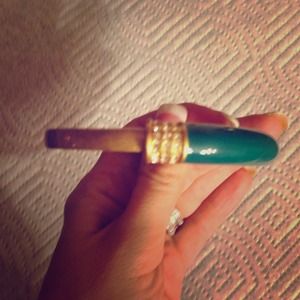 ☆☆TRADED☆☆Gold and Teal Lia Sophia Bracelet☆☆