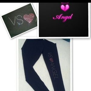 VS Black Bling Leggings~Medium