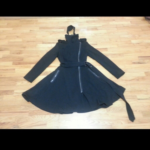 Black trench coat
