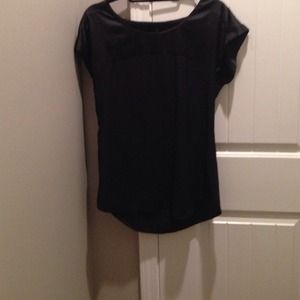 Black Express Satin Blouse