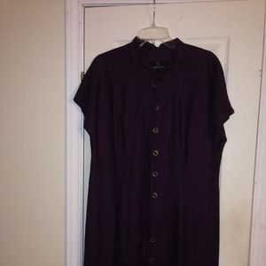 $$&& Price reduction****Gorgeous Plum linen dress