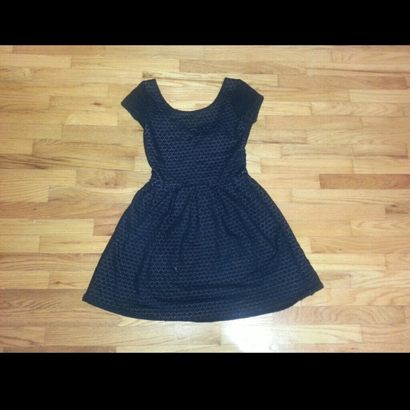 Eight sixty black short dress