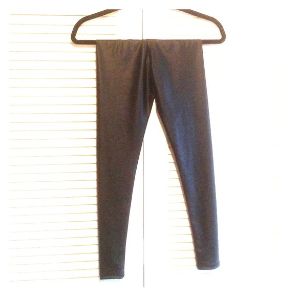 Pleather leggings