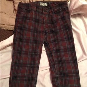 Free people plaid pants