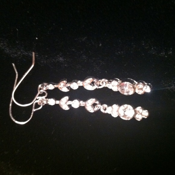 Long Rhinestone Earrings