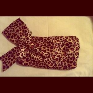 Steve Madden Leopard clutch