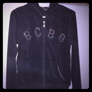 BCBG Black Soft Hoodie
