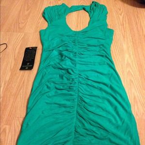Bebe green dress