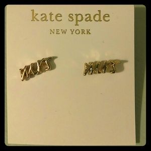 **RESERVED for sbrondy ***Kate Spade Mrs. Earrings