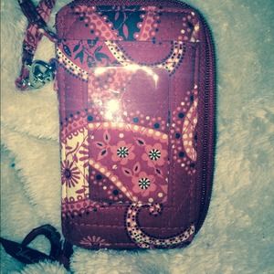 Vera Bradley all in one wristlet