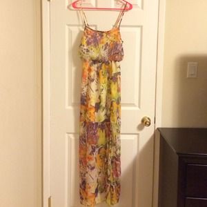 Jessica Simpson floral maxi dress