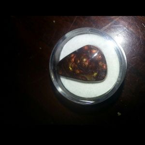 15.75ct Slaughter Mtn Fire Agate