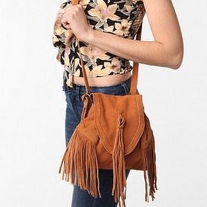 Ecote petite suede fring bag