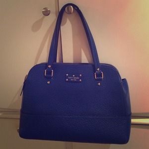 Kate Spade cobalt blue handbag