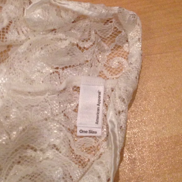 GUC American Apparel white lace tank - Picture 3 of 3