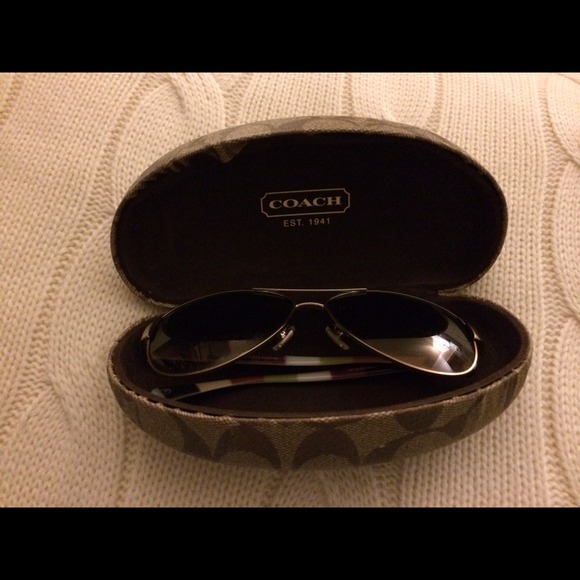 Coach aviator sunglasses main image 4