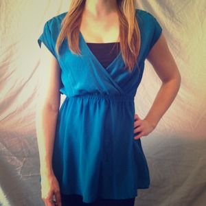 Teal Dress Top