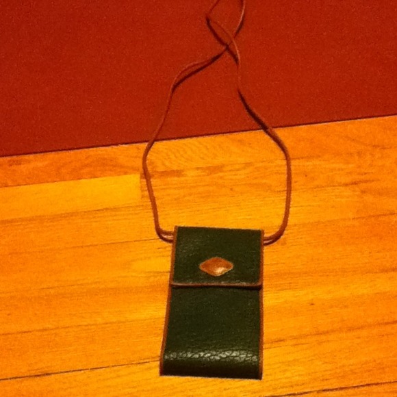 Green wallet purse