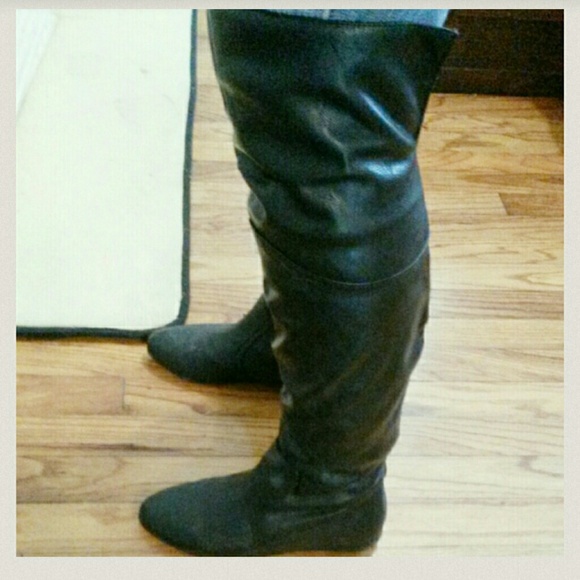 Black Knee high boots