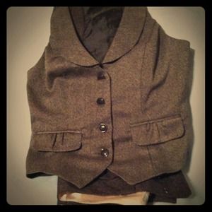 Vest & pants suit (dressy) worn once. WAY to small