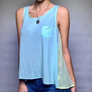 American Eagle Mesh Back Tank