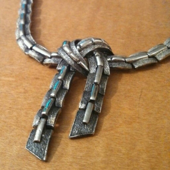 Rare designer vintage costume articulated necklace - Picture 2 of 4