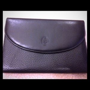 Sale Mark Cross Black Leather Wallet 💯 Authentic