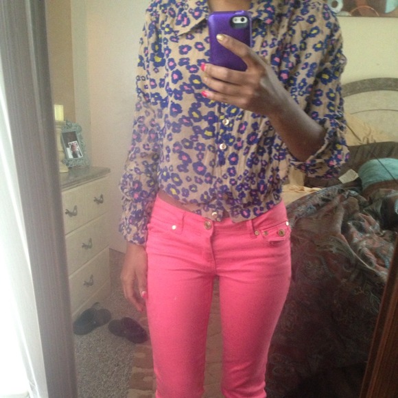 Colorful Animal print top