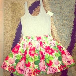 BRAND NEW abercrombie floral print dress!