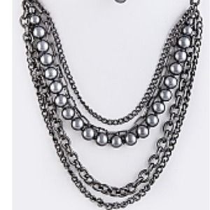 Hermatite Layered Necklace Set