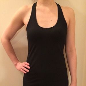 Lululemon Blk Racerback Tank Sz 6