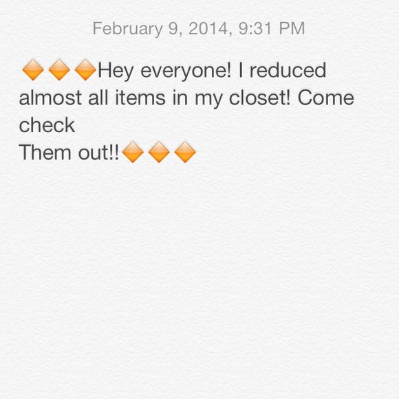 Reduced items !