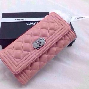 ❌Sold❌Chanel Chanel pink pink wallet