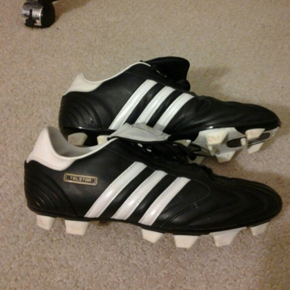 Black/White Telstar Adidas Soccer Cleats