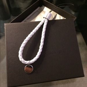 Authentic BOTTEGA VENETA Phone Strap Leather New