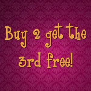 Buy 2 get the 3rd free!!
