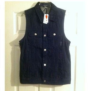 Men's Play Cloths General Jean Jacket Vest