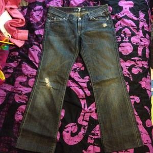 Used 7 for all man kind designer jeans